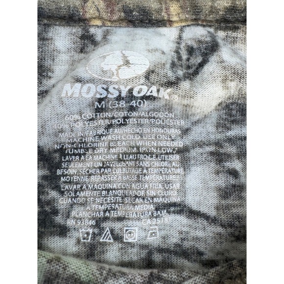 Mossy Oak Break-Up Infinity Camouflage Short Sleeve Tee TShirt Men's Size Medium - Picture 5 of 7
